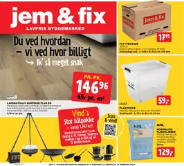 Eksempel på tilbudsavis Tilbudsavis fra butik Jem & fix gyldig fra 08/02/2026