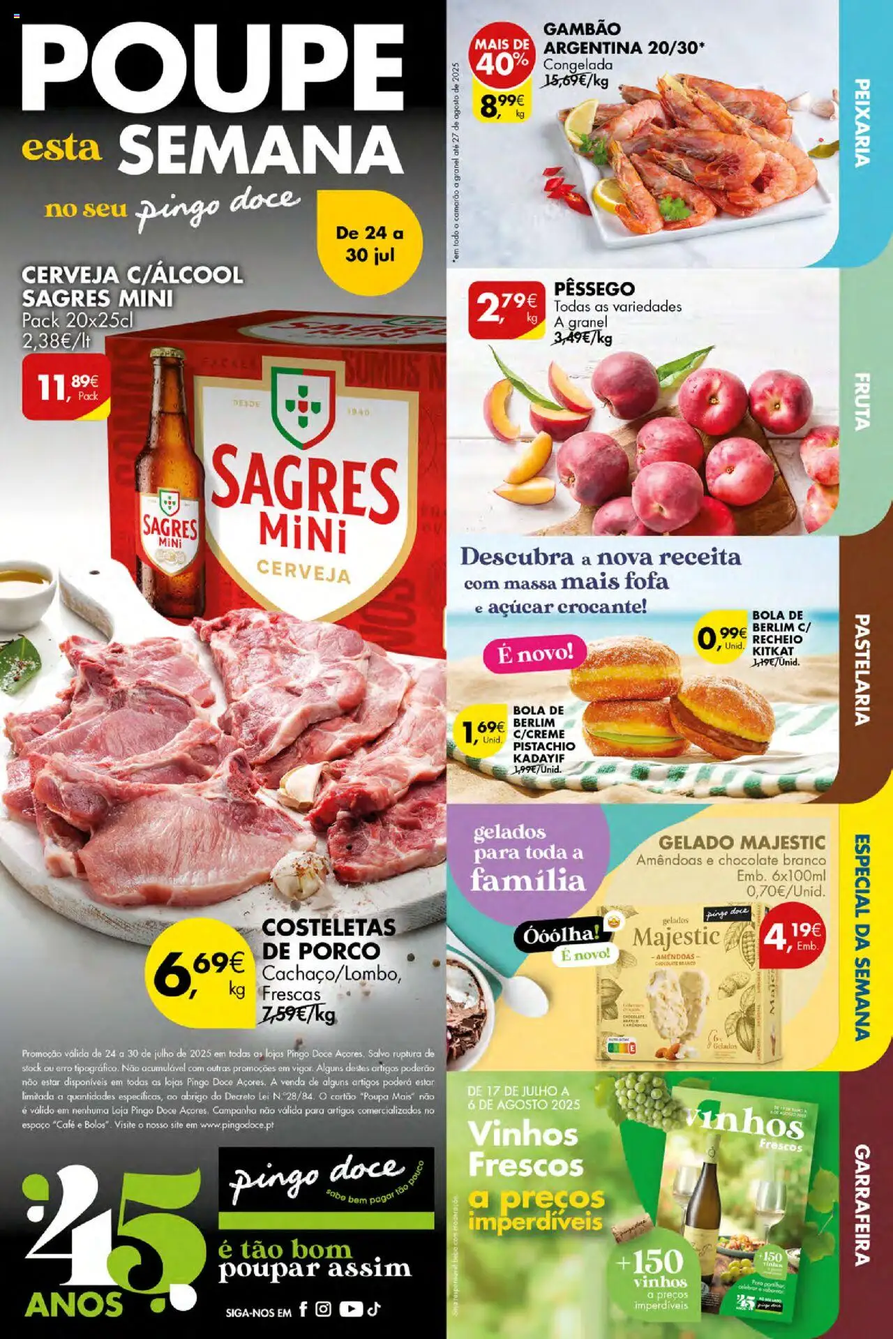 Pingo Doce Folheto de 24/07/2025 - catálogo esta semana - página 1