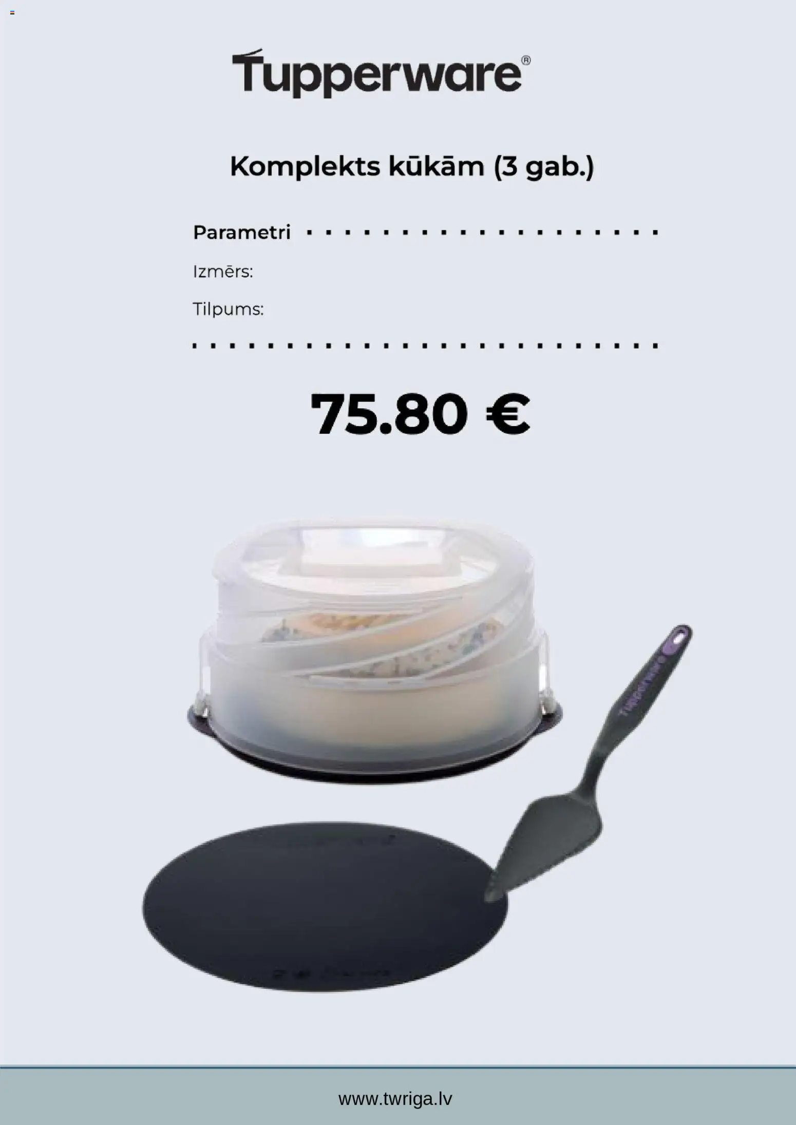 Skatīt Tupperware akciju bukletu, derīgs no 2025.12.10