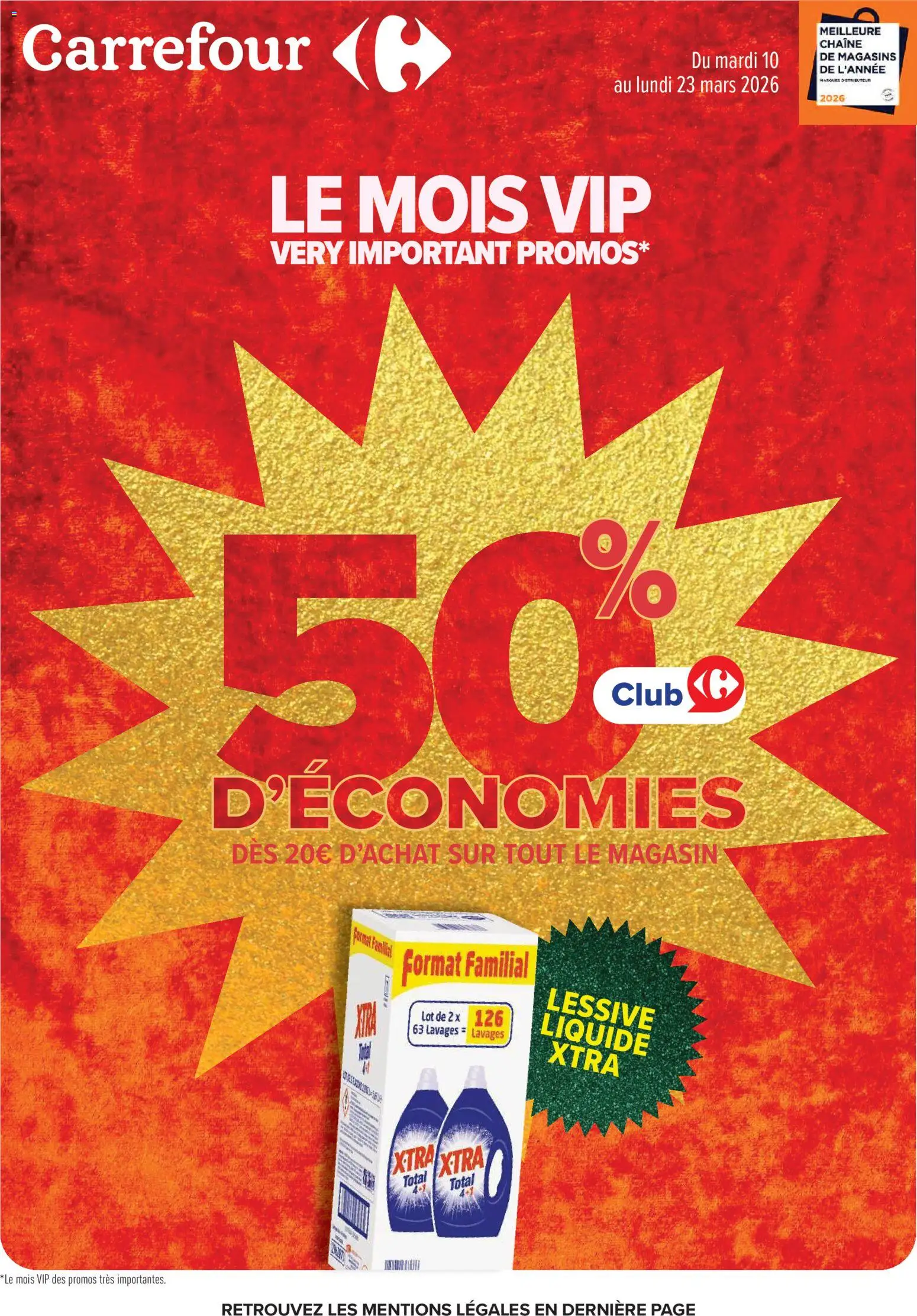 Prévisualisation de Carrefour Le mois vip du magasin Carrefour formulaire valide 10/03/2026