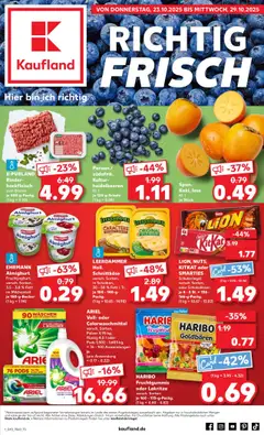 Vorschau von dem Prospekt des Geschäftes Kaufland, gültig ab dem 23.10.2025