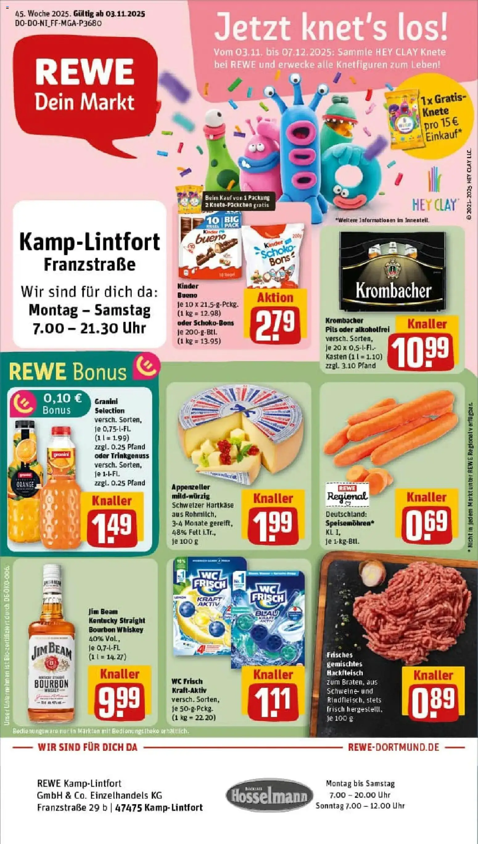 Vorschau von dem Prospekt des Geschäftes Rewe, gültig ab dem 02.11.2025