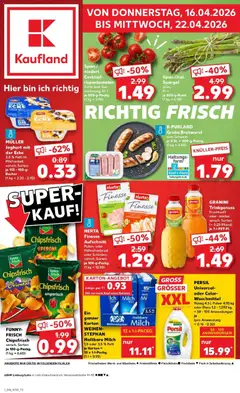 Vorschau von dem Prospekt des Geschäftes Kaufland, gültig ab dem 16.04.2026