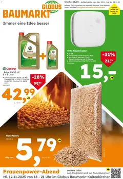 Vorschau von dem Prospekt des Geschäftes Globus Baumarkt, gültig ab dem 03.11.2025