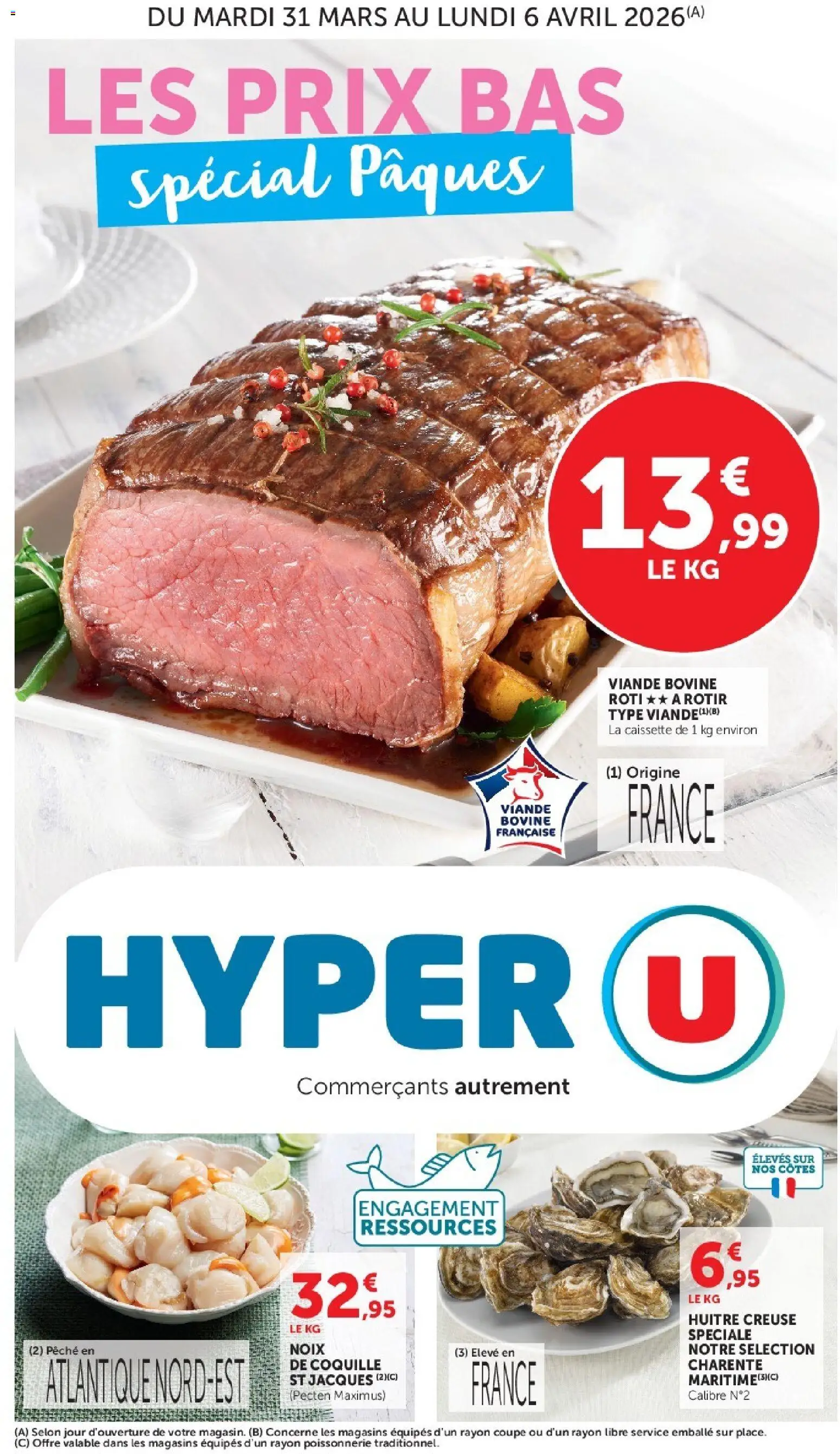 Prévisualisation de Hyper U - Pâques à prix bas du magasin Hyper U formulaire valide 31/03/2026