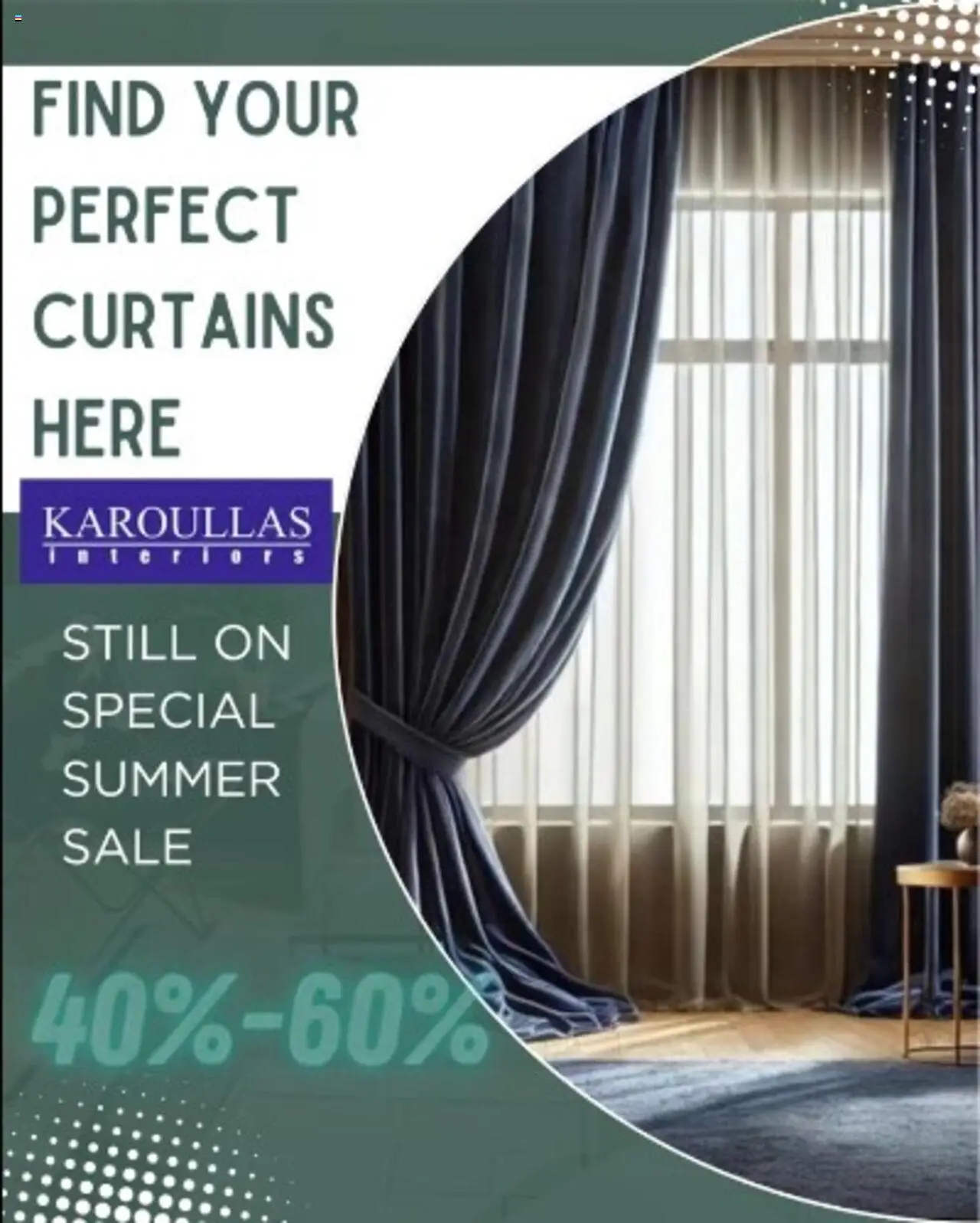 Karoullas Interiors Φυλλάδιο (από 07/08/2025) - τρέχουσες προσφορές σε ισχύ από 07/08/2025 αριθμός σελίδας 1