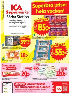 Förhandsgranska reklamblad Stockholm från butik ICA Supermarket gäller från 23/02/2026