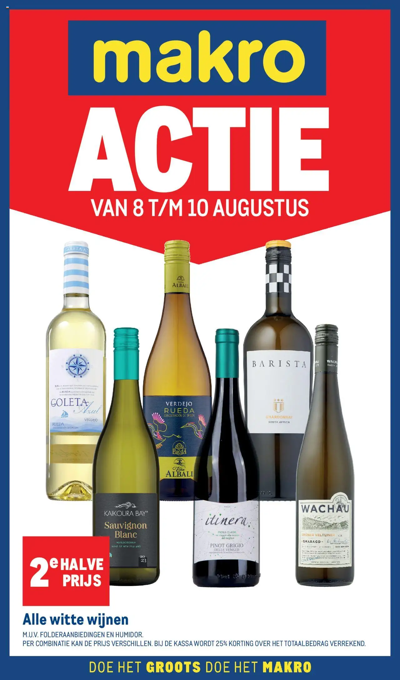Makro shop Actie wijn geldig vanaf 08-08-2025 - Paginanummer 1