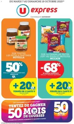 Prévisualisation de Catalogue du magasin U Express formulaire valide 07/10/2025