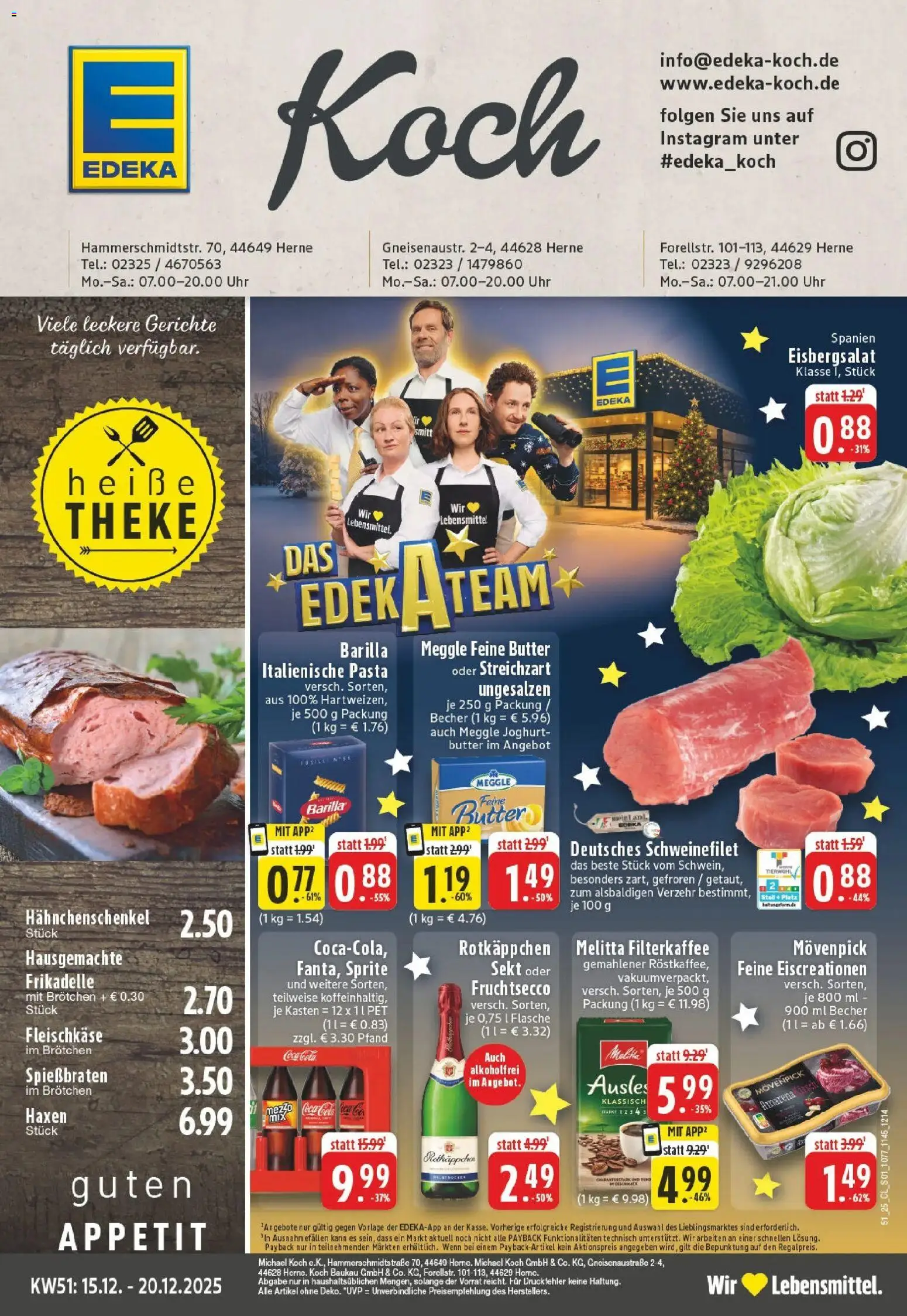 Vorschau von dem Prospekt des Geschäftes Edeka, gültig ab dem 15.12.2025