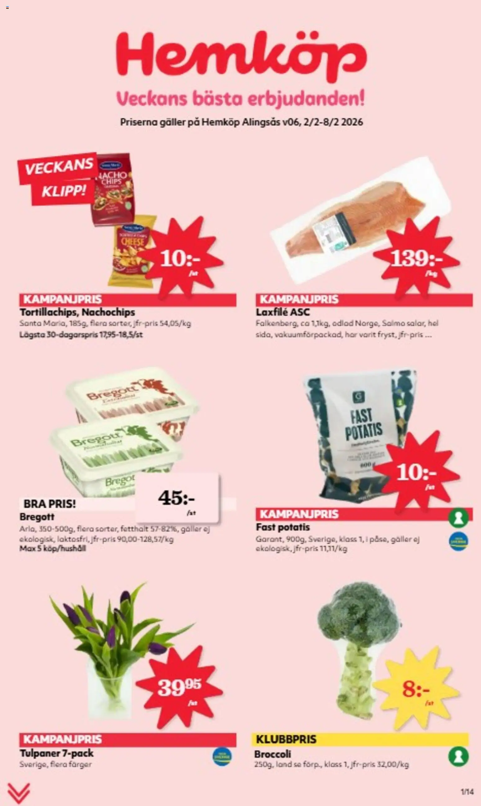 Förhandsgranska reklamblad Aktuella reklamblad Hemköp från butik Hemköp gäller från 02/02/2026