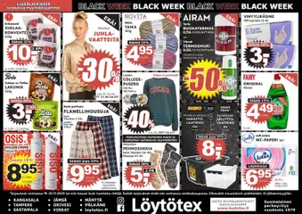 Kaupan Löytötex Black Friday esikatselu, voimassa 19/11/2025