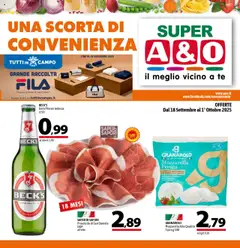 Anteprima dell'opuscolo Volantino Supermercato dal negozio A&O valido da 18/09/2025