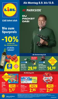Vorschau von dem Prospekt des Geschäftes Lidl, gültig ab dem 08.09.2025
