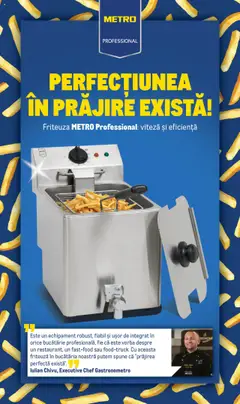 Previzualizarea de cataloage: Metro Catalog - Friteuză profesională 8L cu robinet golire valabil de la 01.09.2025
