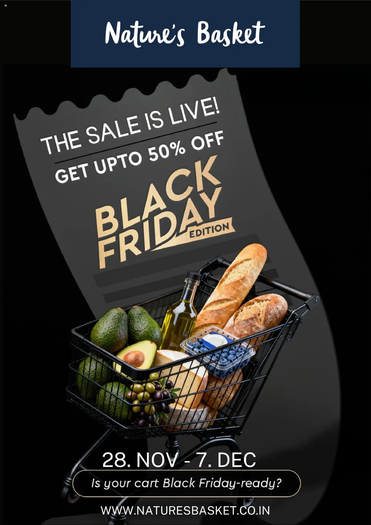 Preview of leaflet Black Friday from store Nature's Basket is valid from 28/11/2025
