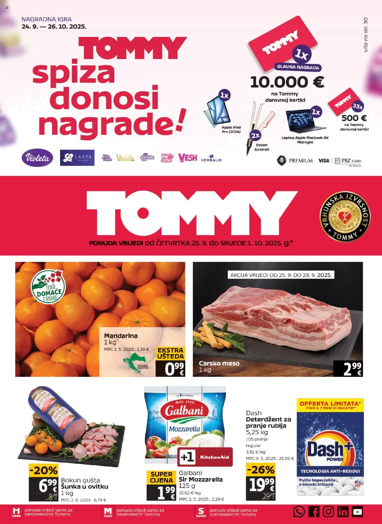 Tommy aktualni Katalog vrijedi od 25.09.2025 - tjedna akcija broj stranice 1