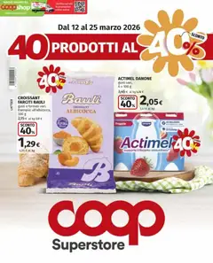 Anteprima dell'opuscolo Coop volantino Superstore Genova dal negozio COOP valido da 12/03/2026