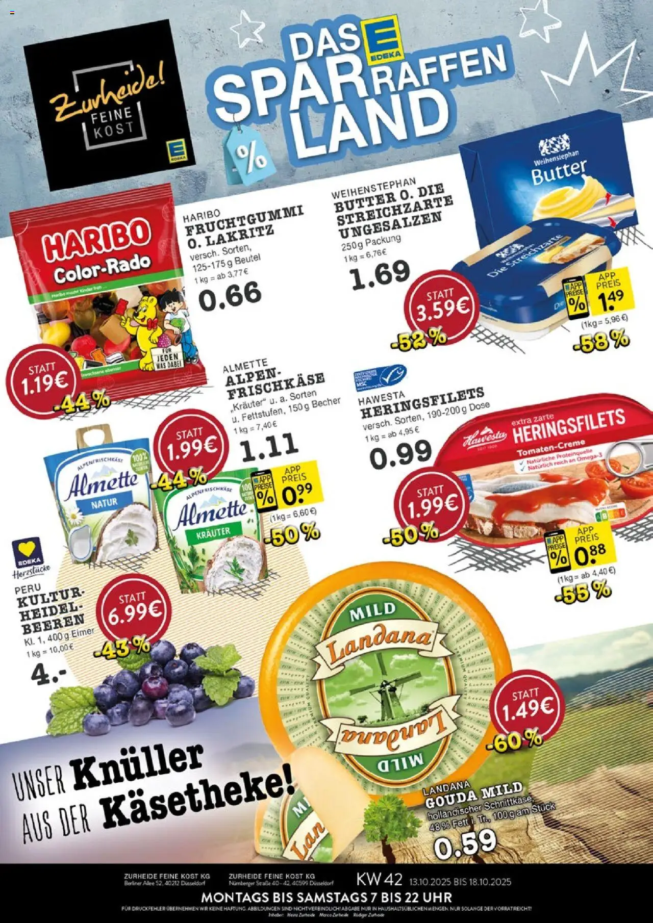 Edeka Zurheide Prospekt (vom 13.10.2025 - 18.10.2025)