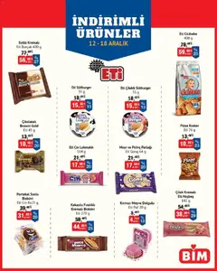 BİM İndirimli Ürünler 12.12.2025 - Broşürünün önizlemesi