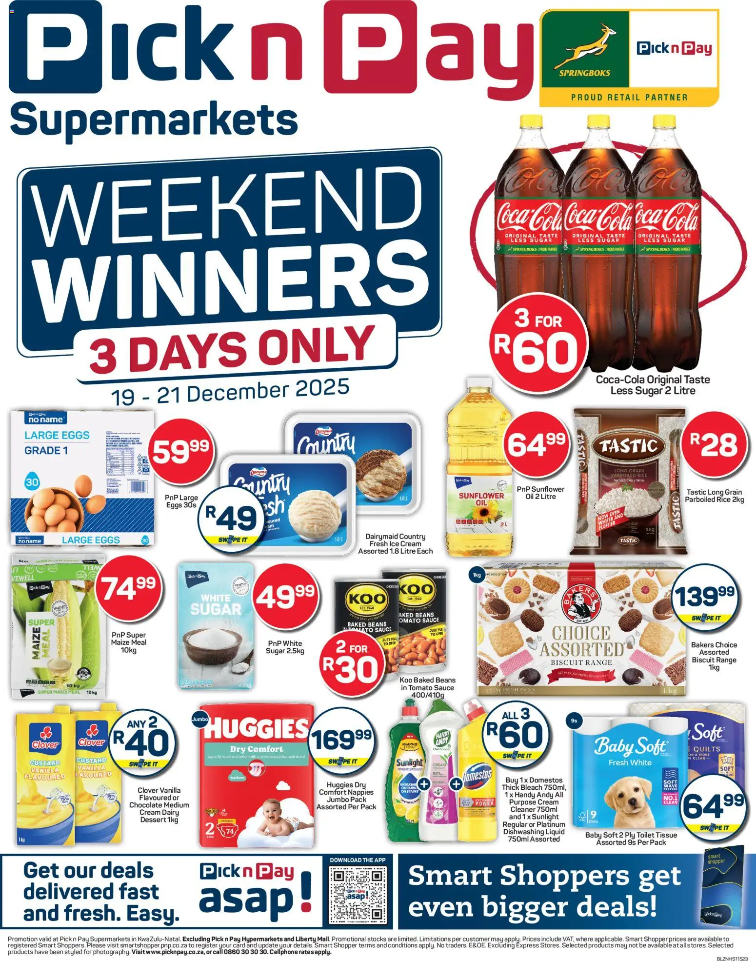 Preview of Pick n Pay flyer valid from 19/12/2025