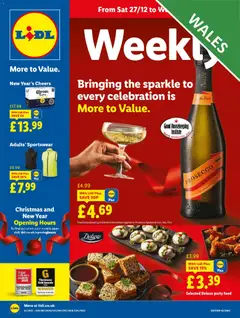 Preview of Lidl Lidl Weekly Wales valid from 27/12/2025