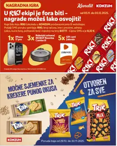 Konzum HR - Akciós újság Konzum HR megtekintése, amely érvényes 2025.10.29.-től | Oldal: 47