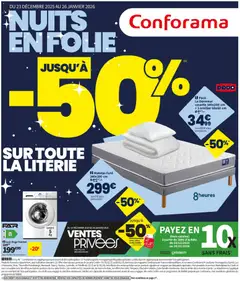 Prévisualisation de Catalogue du magasin Conforama formulaire valide 23/12/2025