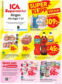 Förhandsgranska reklamblad Stockholm från butik ICA Supermarket gäller från 08/09/2025