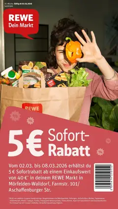 Vorschau von dem Prospekt des Geschäftes Rewe, gültig ab dem 02.03.2026