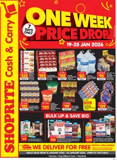 Preview of Shoprite flyer valid from 19/01/2026