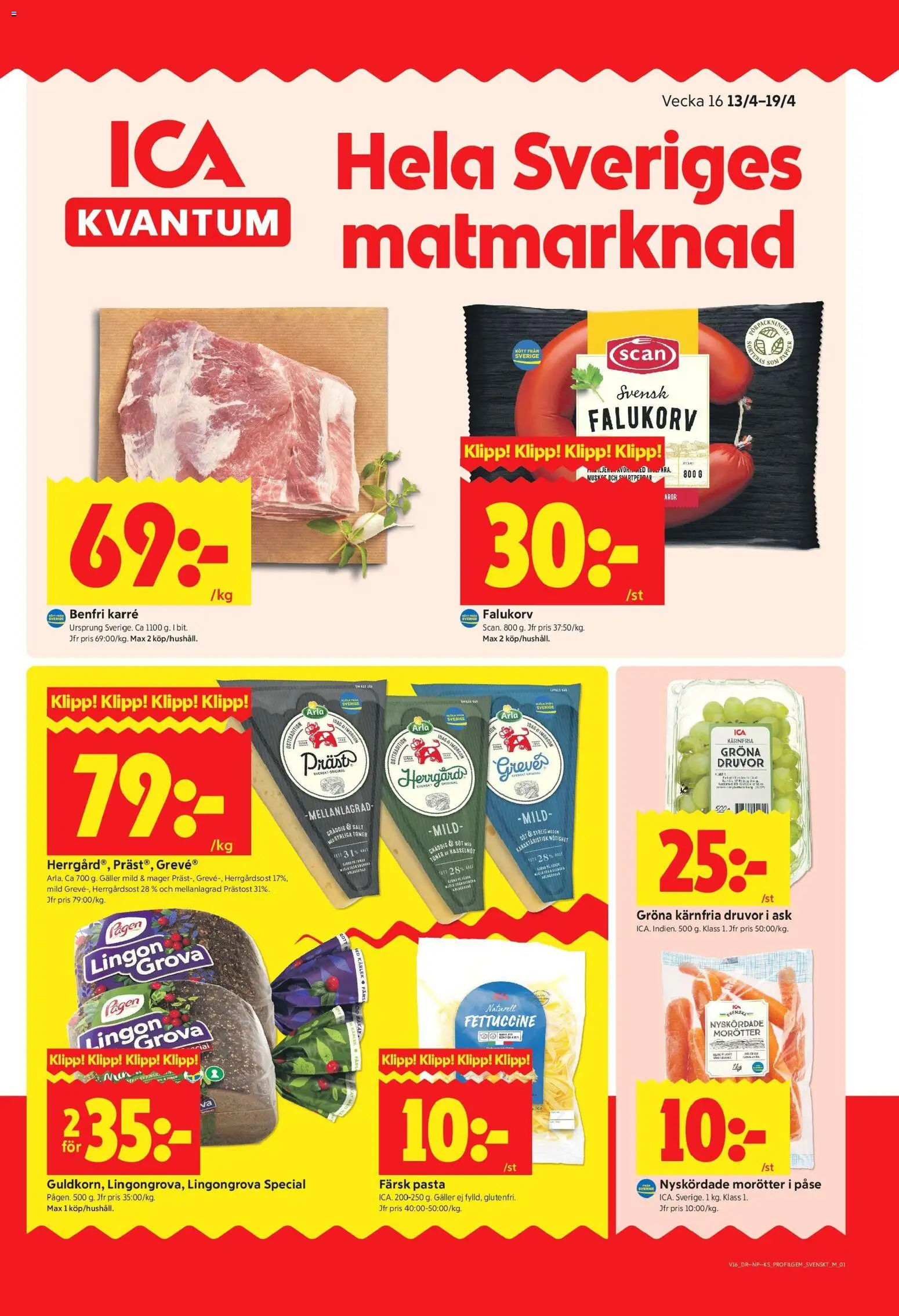 Förhandsgranska reklamblad Solna från butik ICA Kvantum gäller från 13/04/2026