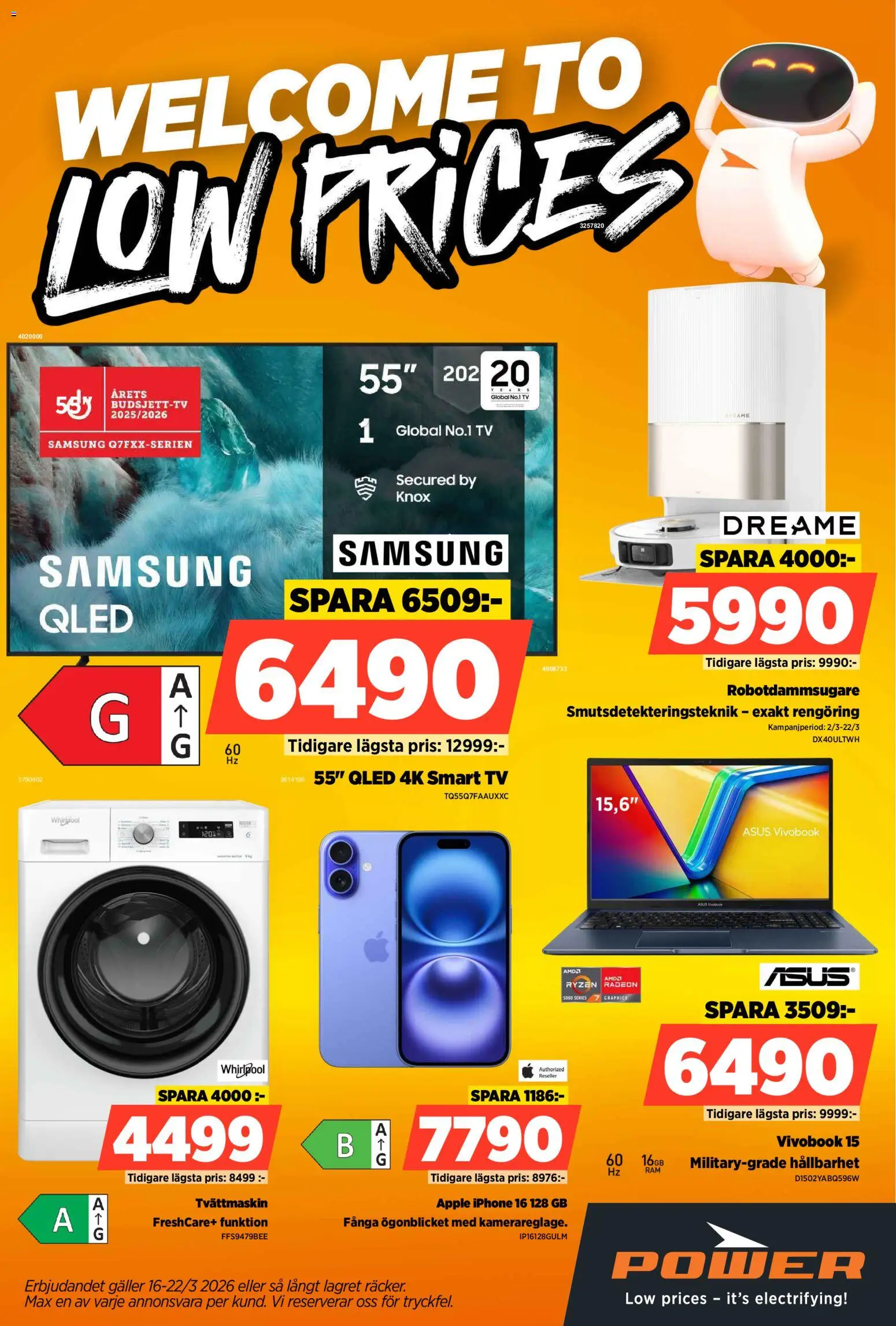 Förhandsgranska reklamblad Power erbjudanden från butik Power gäller från 16/03/2026