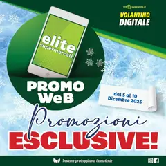 Anteprima dell'opuscolo Volantino Promo Web dal negozio Elite Supermercati valido da 05/12/2025