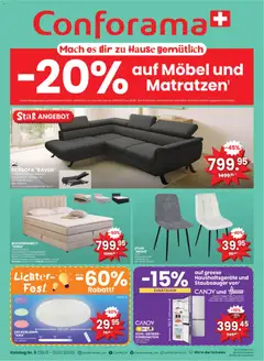 Vorschau des Merkblatts Aktionen Möbel und Matratzen vom Shop Conforama gültig von 28.01.2026 bis 10.02.2026