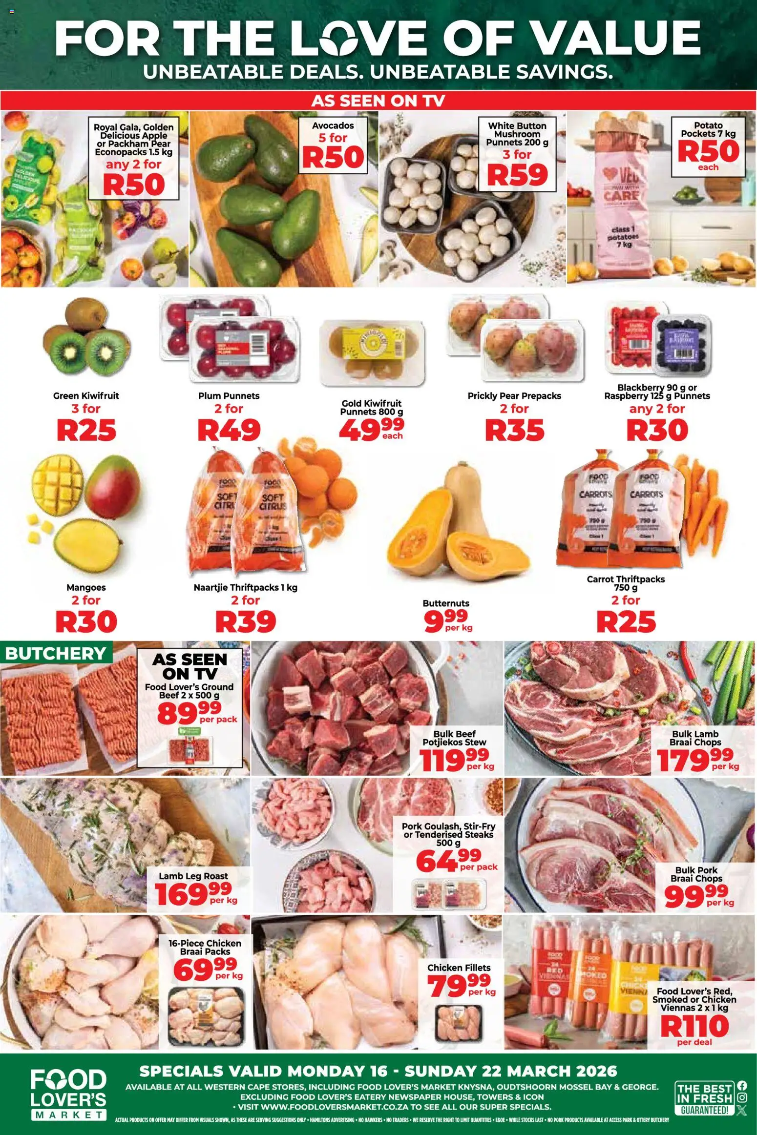 Preview of Food Lover's Market flyer valid from 16/03/2026
