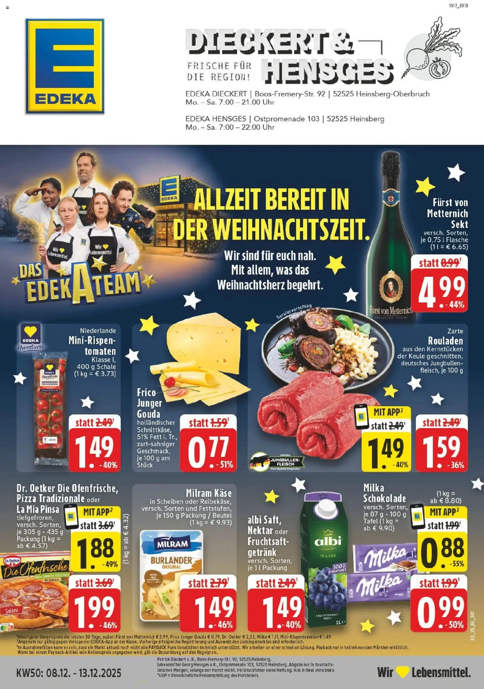 Vorschau von dem Prospekt des Geschäftes Edeka, gültig ab dem 07.12.2025