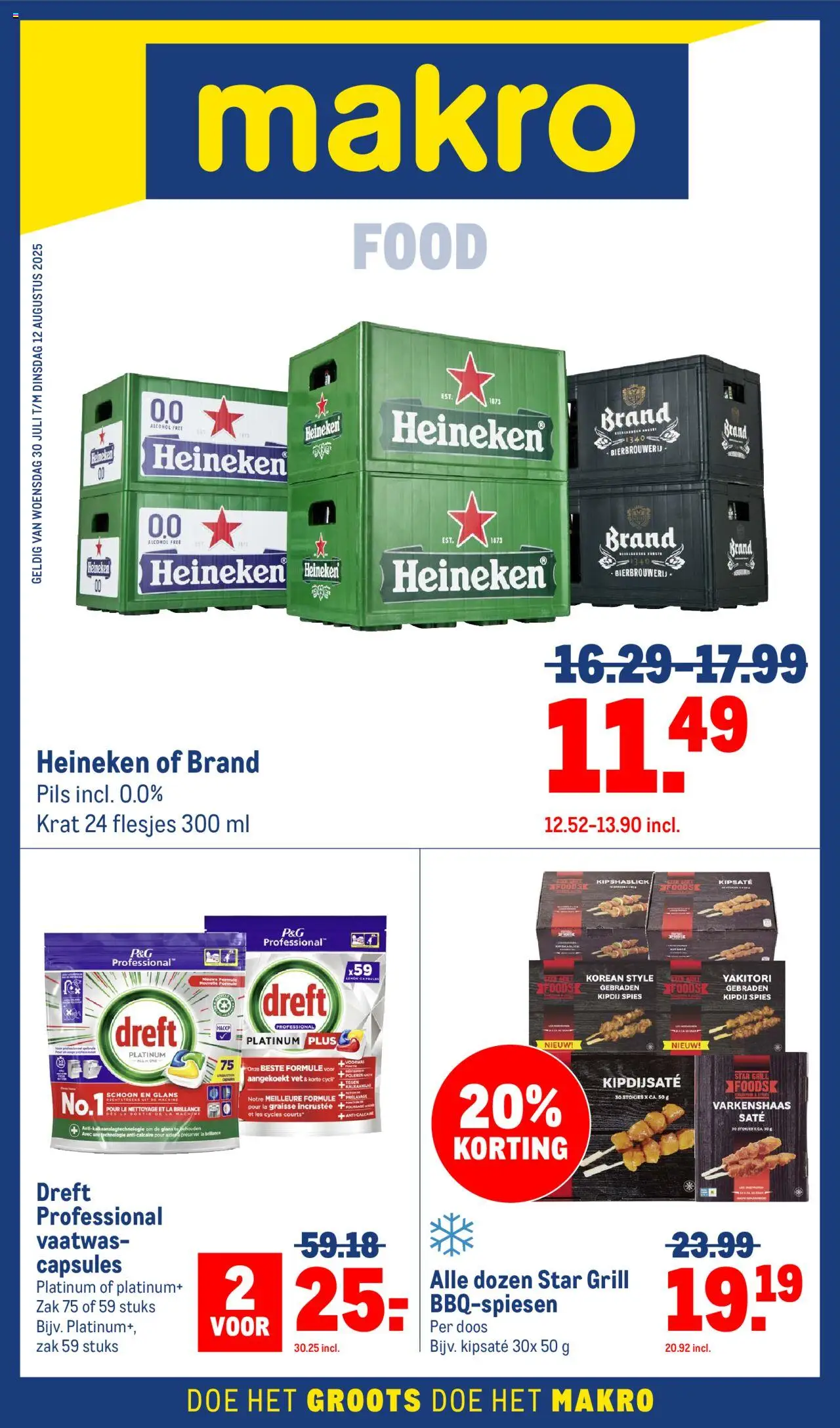 Makro shop Folder geldig vanaf 30-07-2025 - Paginanummer 1