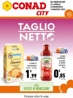 Anteprima dell'opuscolo Conad volantino City Campania dal negozio Conad valido da 22/04/2026