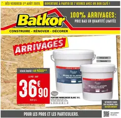 Prévisualisation de Catalogue du magasin Batkor formulaire valide 01/08/2025