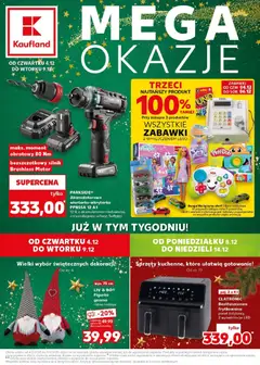 Pogląd gazetki "Kaufland NON Food ważne do 9.12" ze sklepu Kaufland ważnej od 03.12.2025