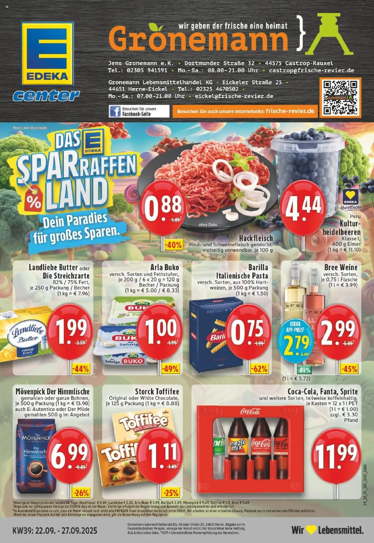 EDEKA Prospekt ab 21.09.2025 - Prospekt Herne - Eickel Online