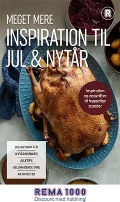 Eksempel på tilbudsavis Meget mere inspiration til jul og nytår fra butik Rema 1000 gyldig fra 30/11/2025