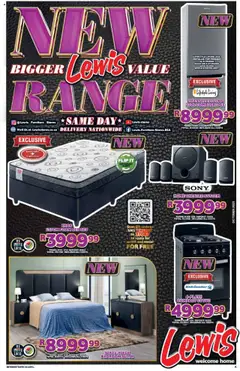 Preview of Lewis Stores flyer valid from 01/10/2025