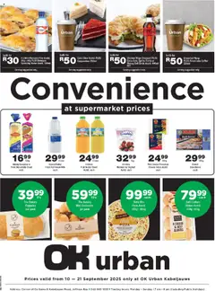 Preview of OK Foods flyer valid from 10/09/2025