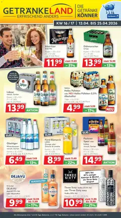 Vorschau von dem Prospekt des Geschäftes Getränkeland, gültig ab dem 13.04.2026