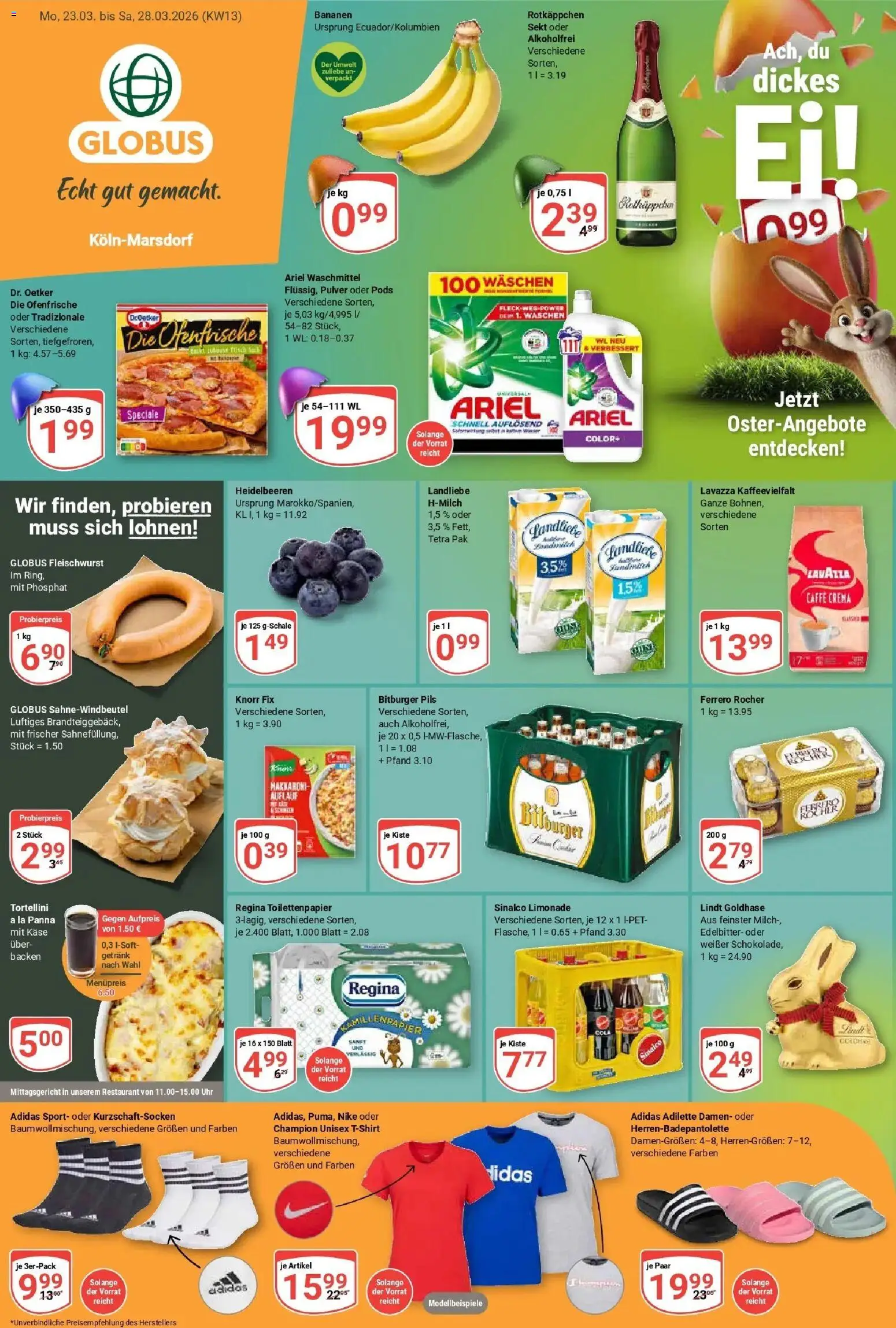 Vorschau von dem Prospekt des Geschäftes Globus, gültig ab dem 23.03.2026