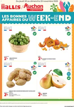 Prévisualisation de Les bons plans du week-end dans votre super ! du magasin Auchan formulaire valide 20/11/2025