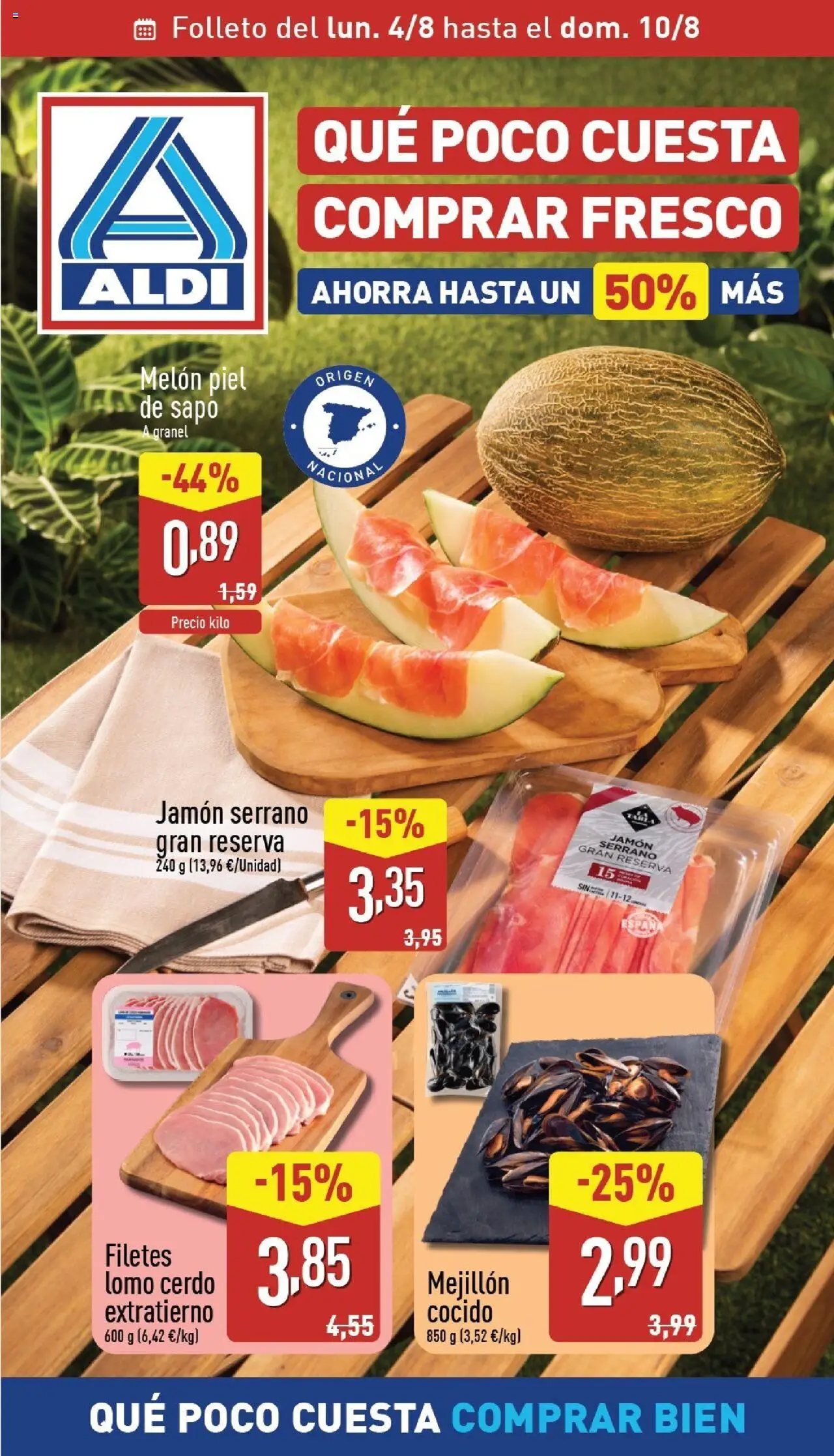 Aldi folleto 04/08 - 10/08/2025 >> Catálogo Baleares