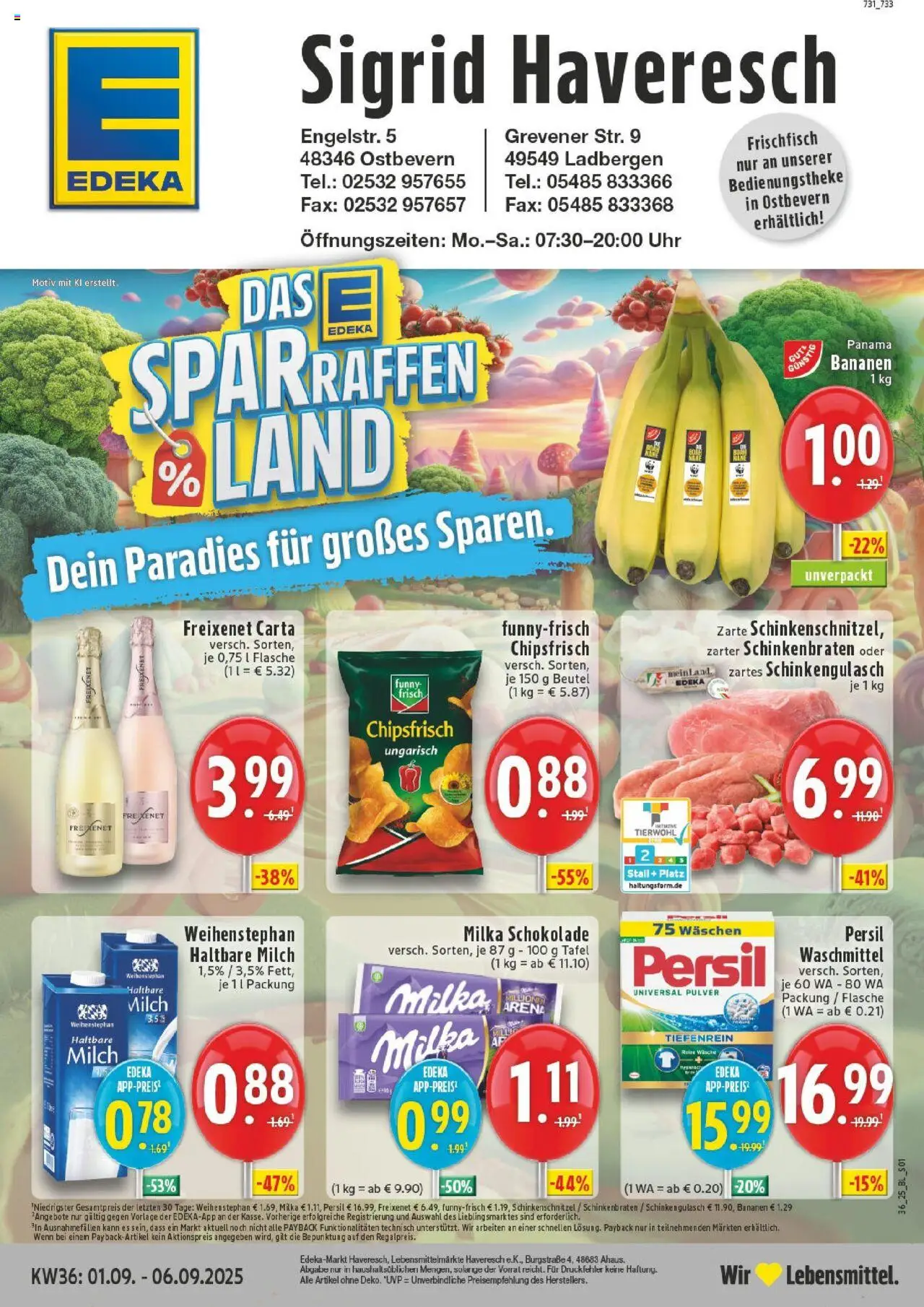 EDEKA Prospekt ab 01.09.2025 - Prospekt Ladbergen Online
